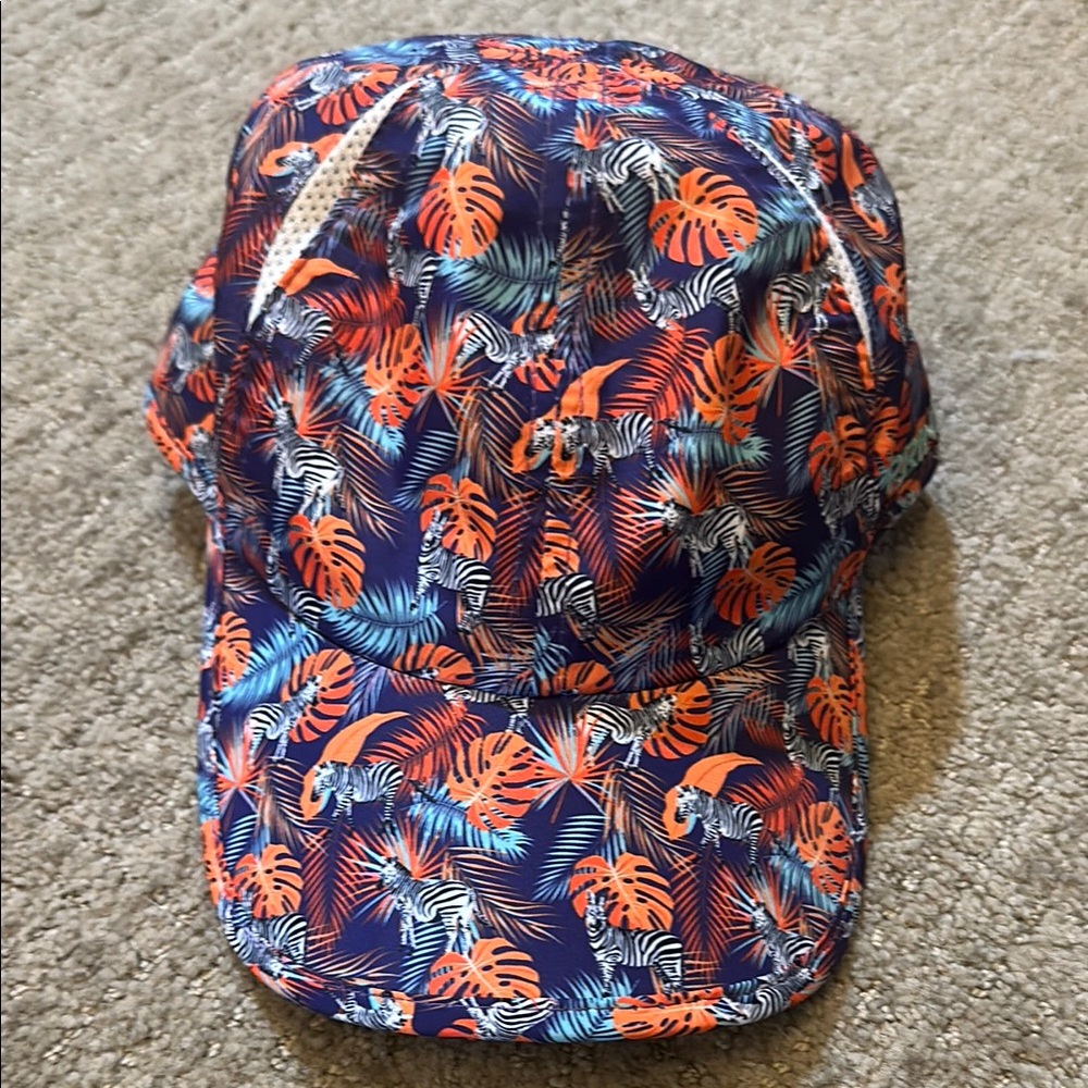 Sprints running hat zebra Tropical Print